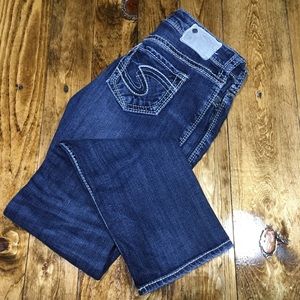 Silver Jeans Suki straight style size 28